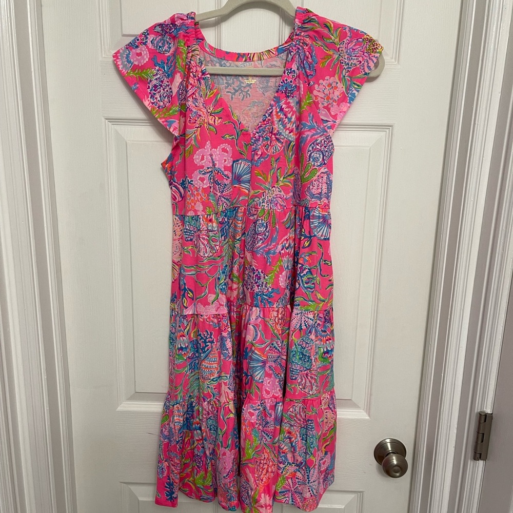 Lilly Pulitzer Kawai Swing Dress in Pink Isle